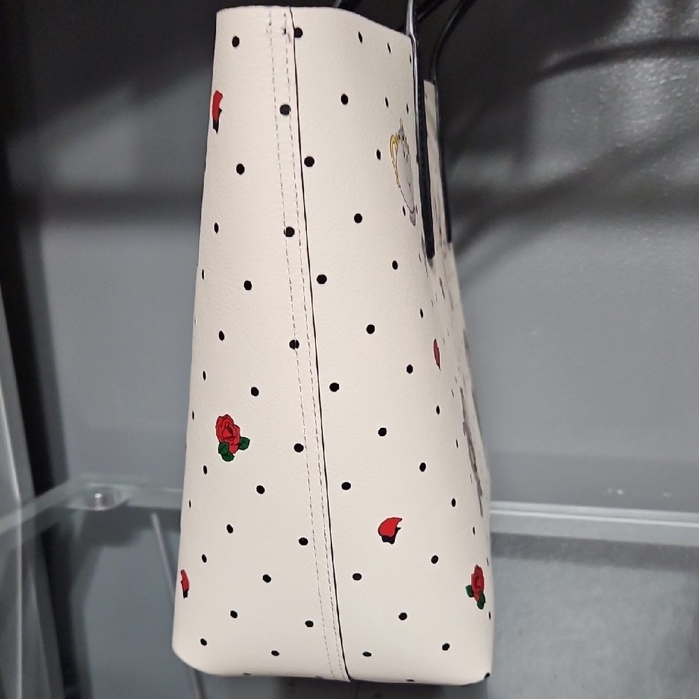 KATE SPADE EUC BEAUTY AND THE BEAST TOTE AND WALLET BUNDLE, Reversible Tote - Picture 3 of 14